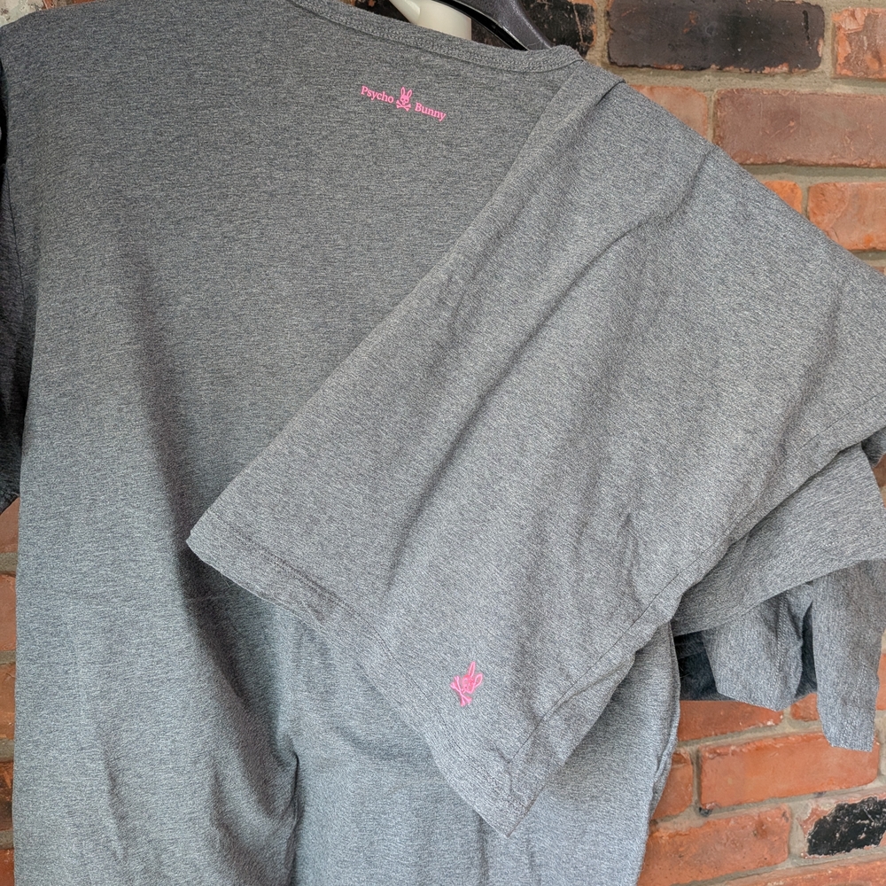 Gray Kids Shirt by Psycho Bunny